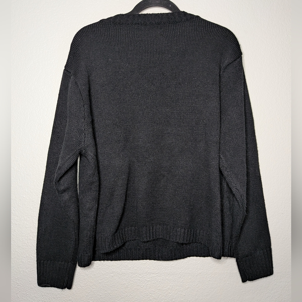 Panache Apparel Womens Punk Goth Rock & Roll Cozy Soft Comfy Knit Sweater L - Picture 4 of 7
